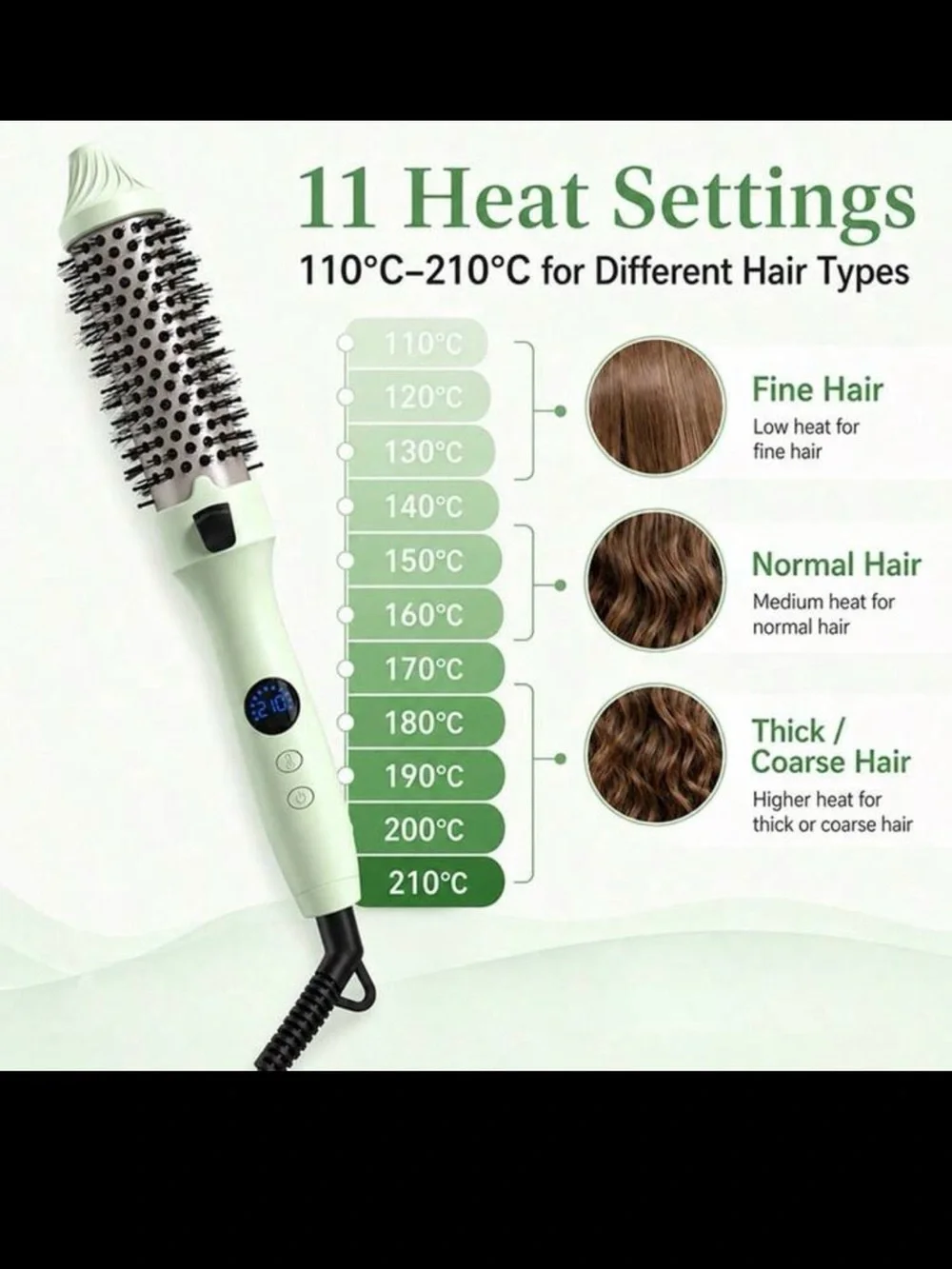 Thermal blowout brush